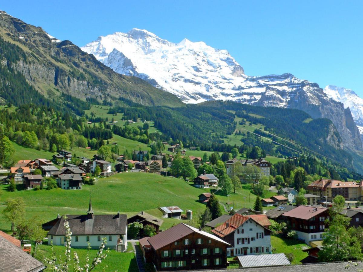 Apartment Panoramapark Soleil Haus D Apt 3 By Interhome Wengen Buitenkant foto